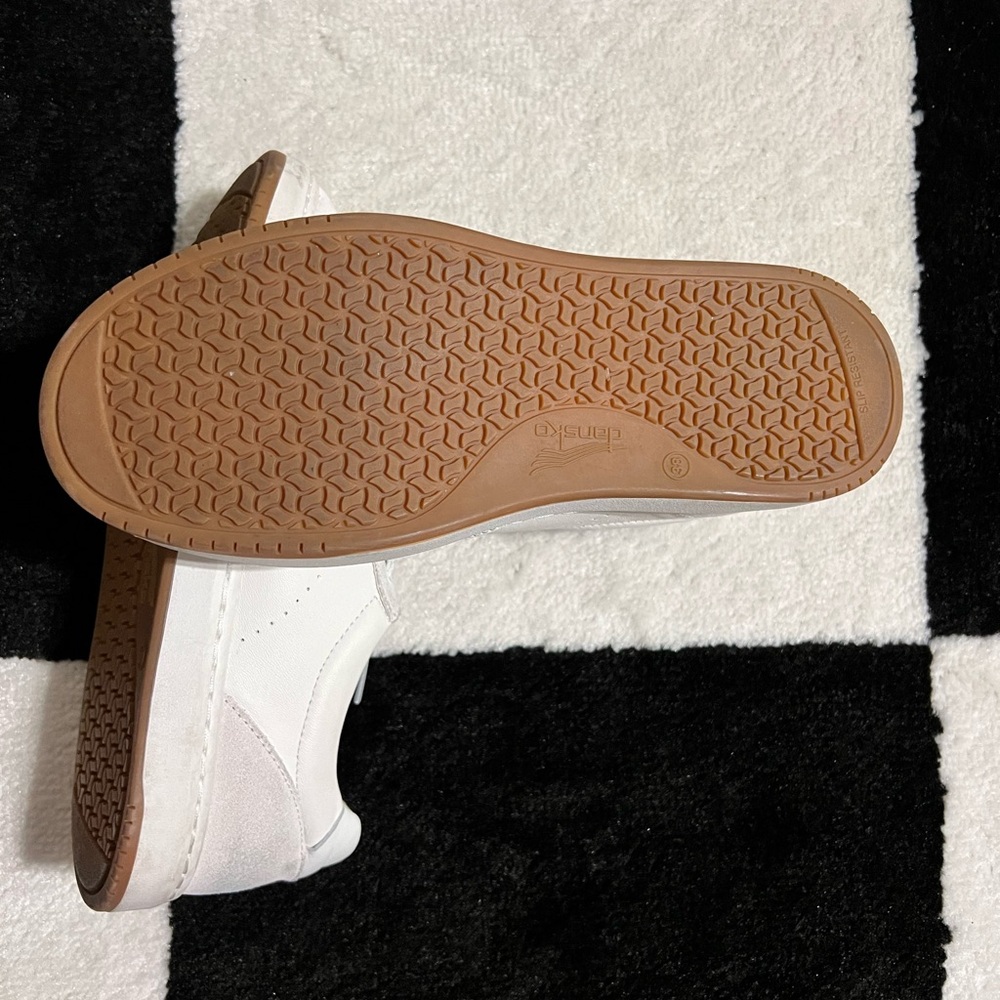 Dansko White Leather Sneakers - Picture 4 of 5